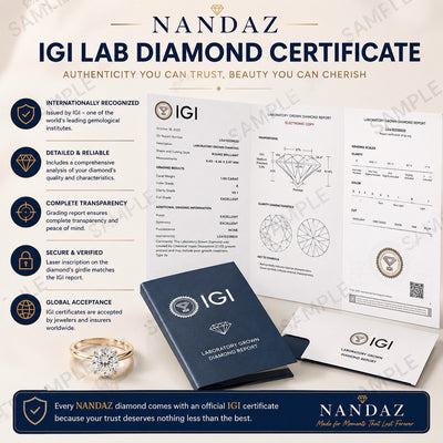 2 Carat Oval Lab-Grown Diamond Engagement Ring, Hidden Halo, 14K White Gold, IGI