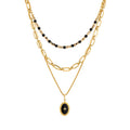 18k Gold Plated Necklace Accessories Star Clavicle Chain