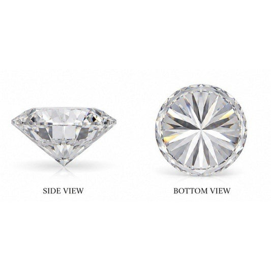 1 Carat Round Cut, Loose Moissanite GRA Certificate, Best For Custom Ring. AUS
