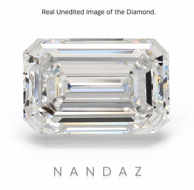 3.09 Ct Emerald Cut Lab Grown Diamond VVS2- D Colour IGI Certified Loose. Best