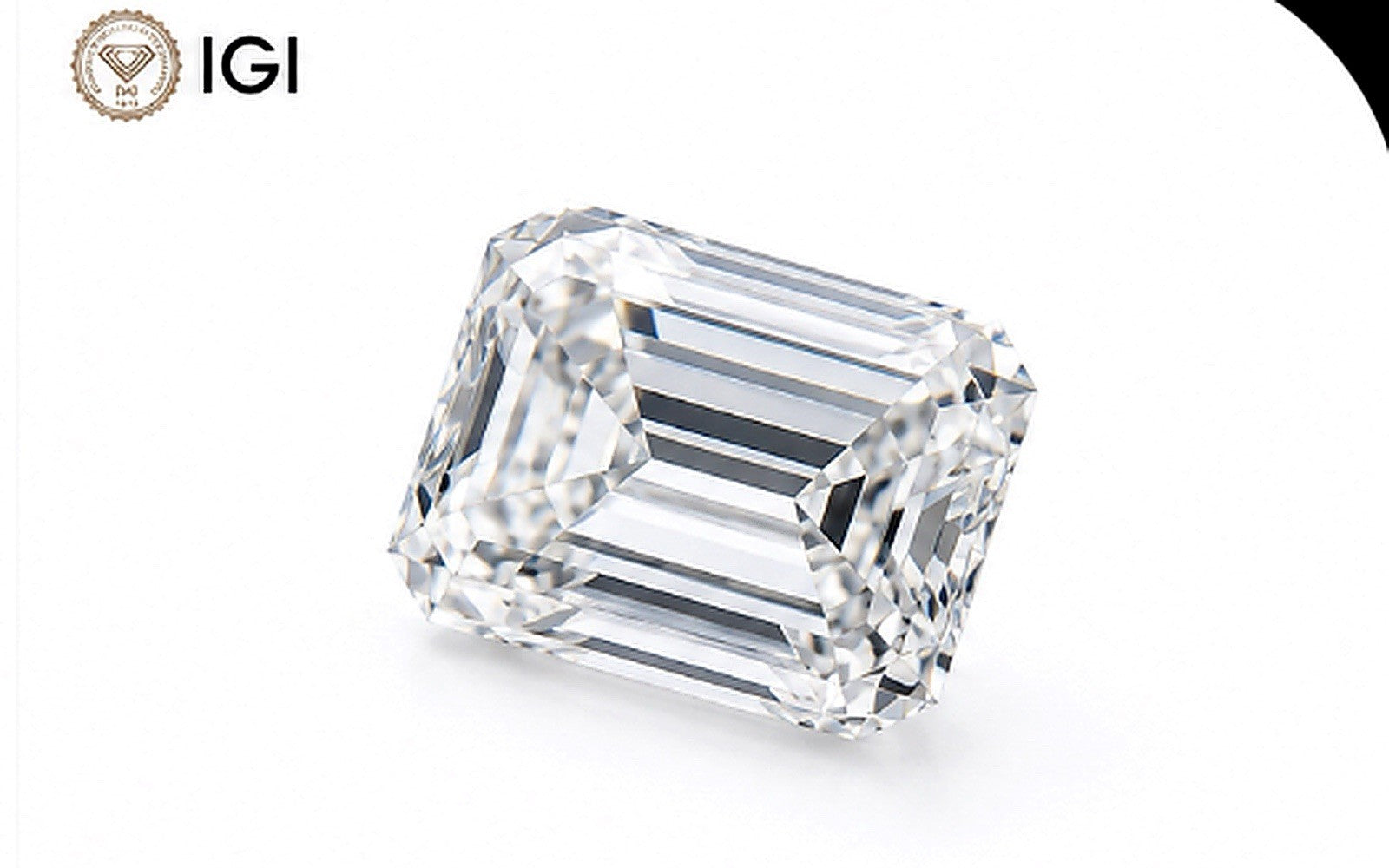 3.09 Ct Emerald Cut Lab Grown Diamond VVS2 D Color IGL Certified Loose. The Best