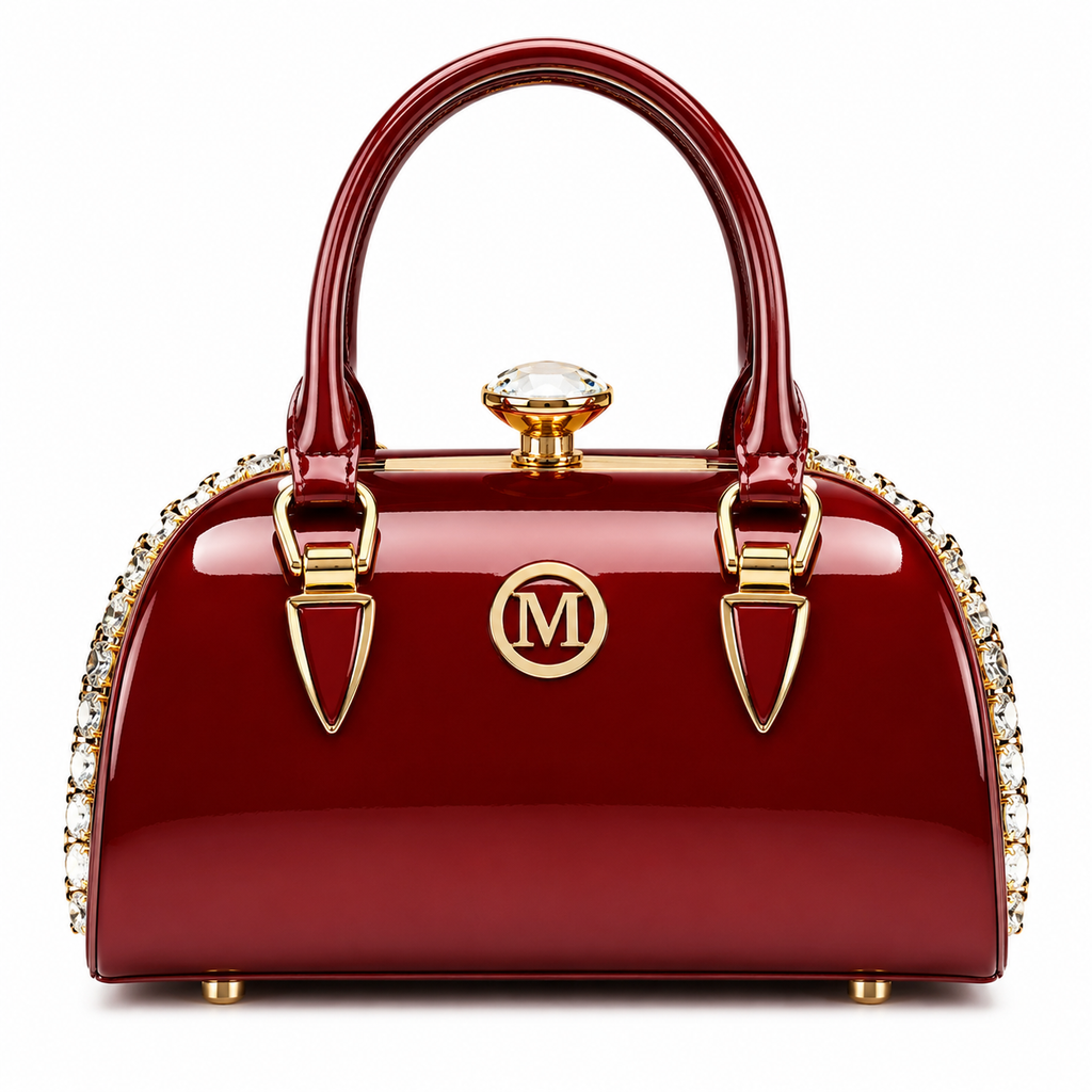 👜 Women's Patent Leather Mini Handbag
