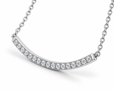 GRA Certified Moissanite, Nandaz Necklace Trending 925 Sterling Silver