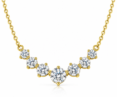 1.7 CT Certified Moissanite, Nandaz Necklace Trending 925 Sterling Silver