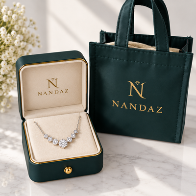 1.7 CT Certified Moissanite, Nandaz Necklace Trending 925 Sterling Silver