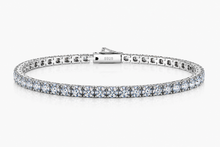 NANDAZ Moissanite Tennis Bracelet – 925 Sterling Silver | 3mm & 5mm