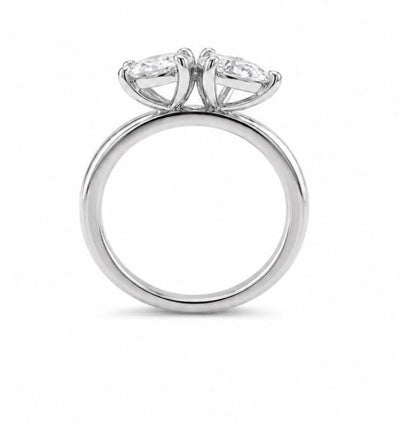 Toi ET Moi Lab-Grown Diamond Ring – 2 Carat IGI Certified 14K Gold Engagement Ring