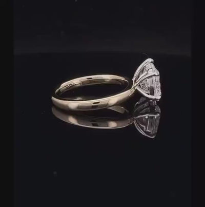 Toi ET Moi Lab-Grown Diamond Ring – 2 Carat IGI Certified 14K Gold Engagement Ring