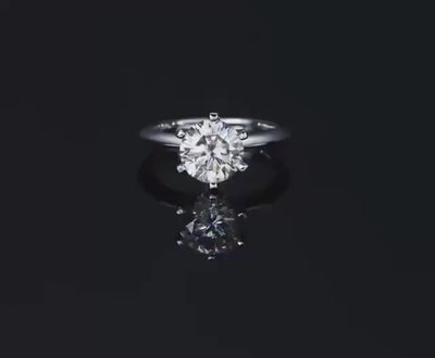 1 Carat Lab-Grown Diamond Solitaire Ring: IGI Certified 14K Gold Engagement Ring